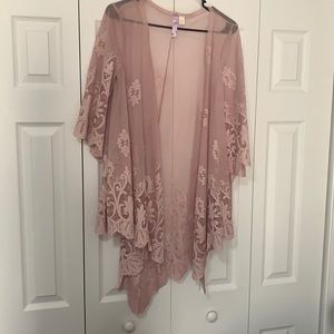 Lace kimono